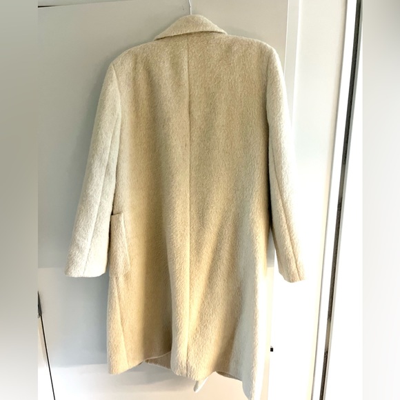 Wool/alpaca cream coat - Picture 4 of 4
